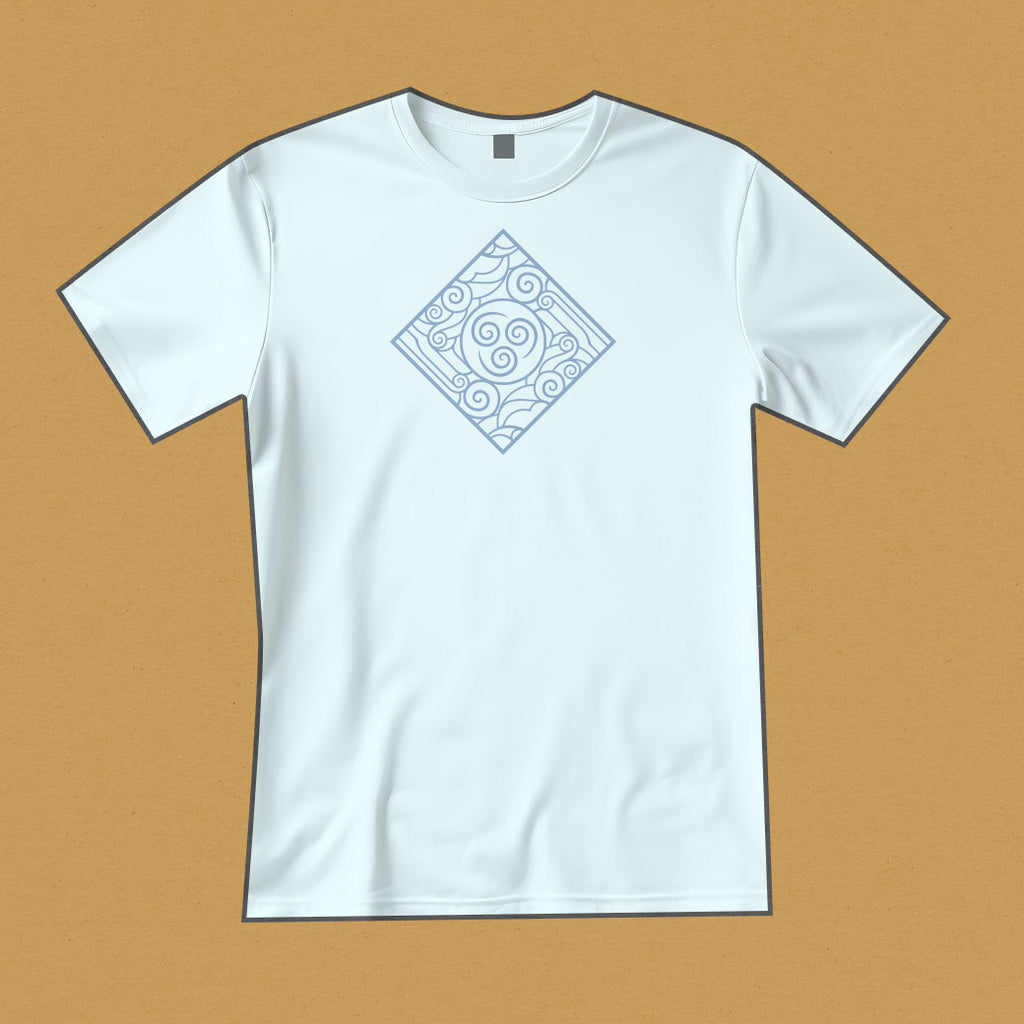 Air Bending Tee - Heather Ice Blue