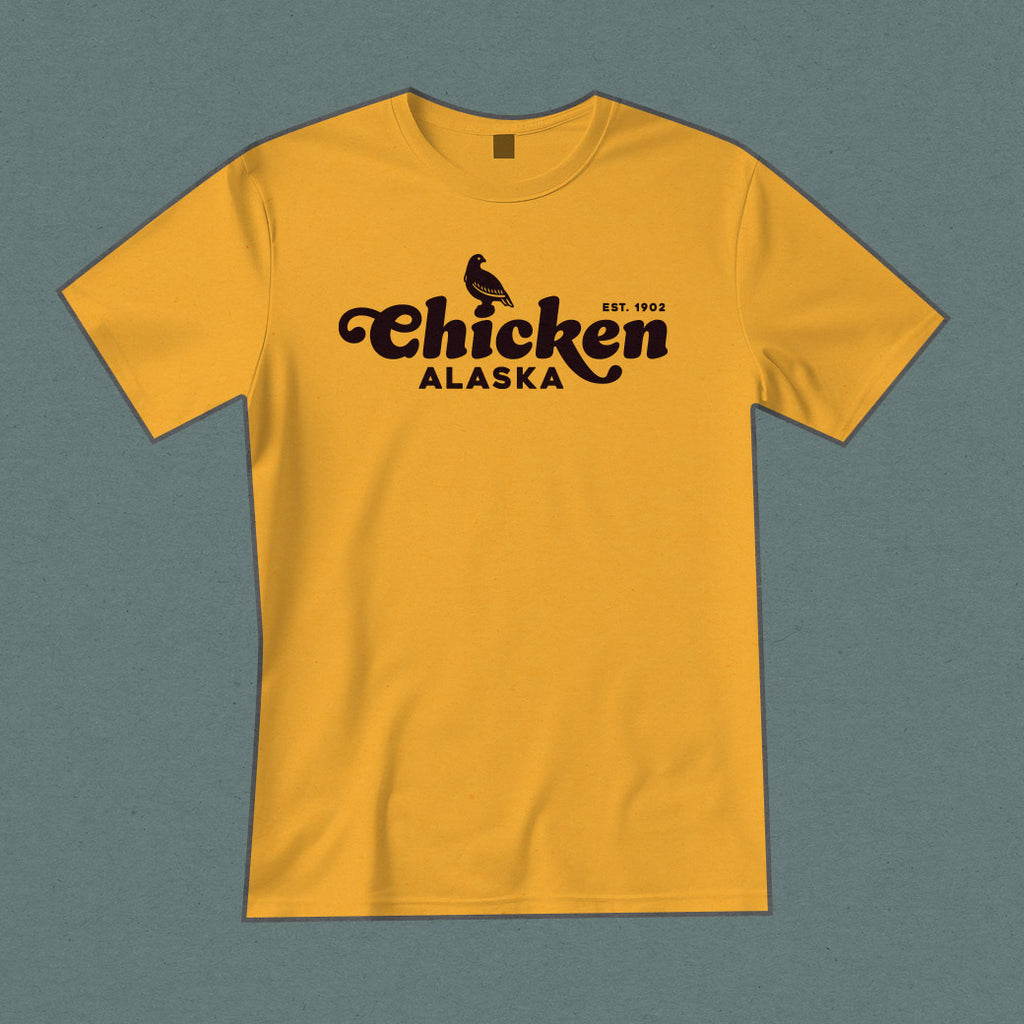 Chicken Alaska Tee - Mustard