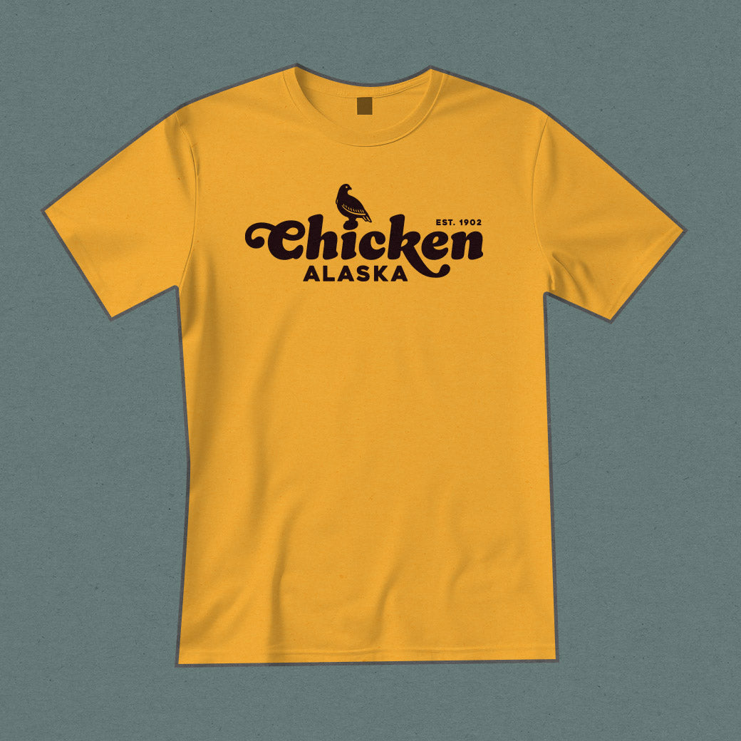 Chicken Alaska Tee - Mustard