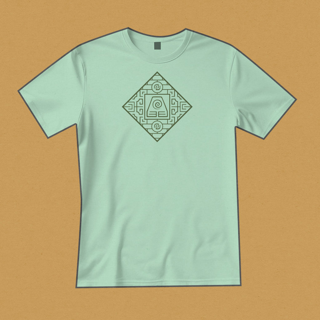 Earth Bending Tee - Heather Mint