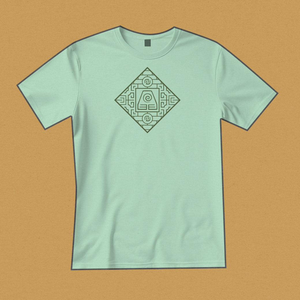 Earth Bending Tee - Heather Mint