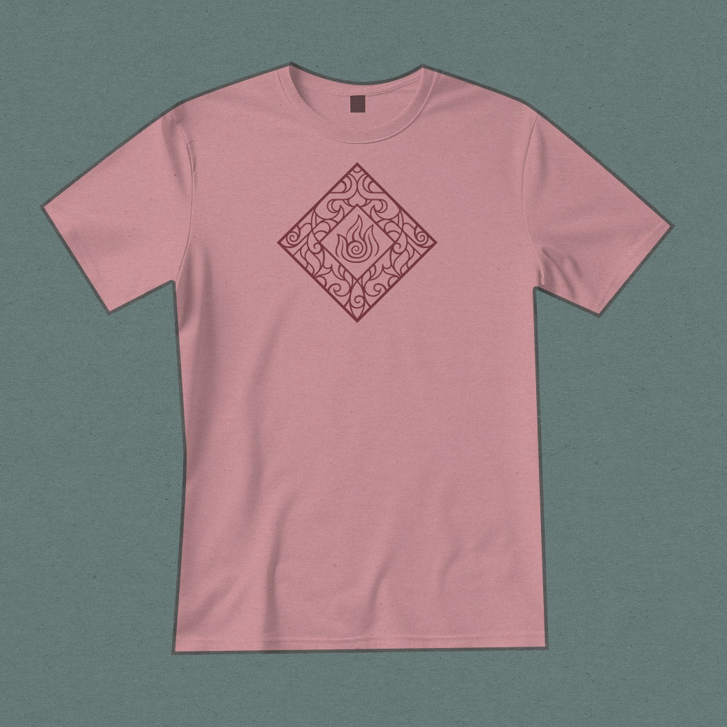 Fire Bending Tee - Heather Orchid