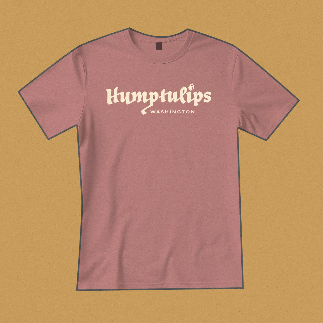 Humptulips Washington Tee - Heather Mauve