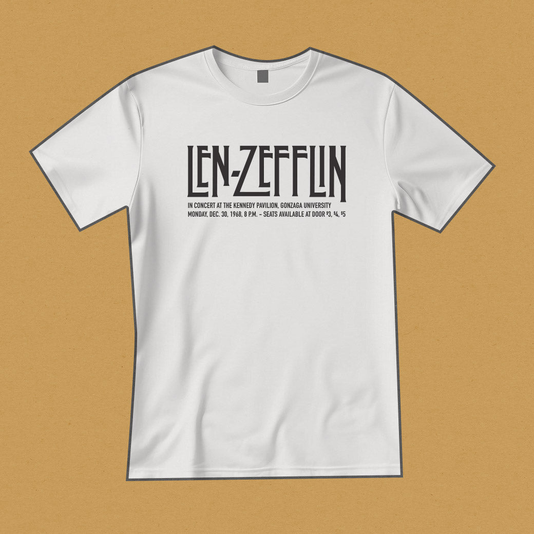 Len Zefflin Tee - Soft White