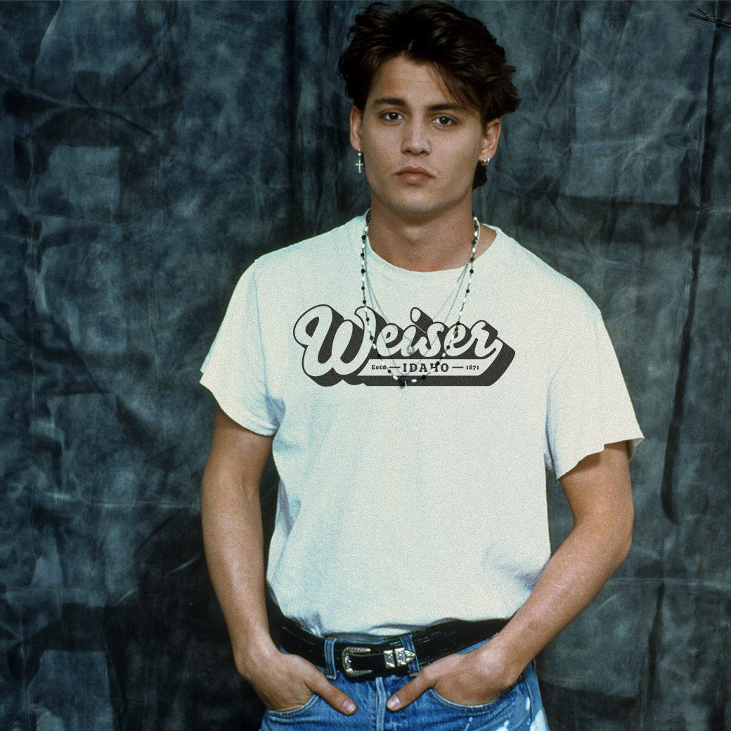 Weiser Idaho Tee - Silver