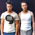 Brothers Gotta Hug Tee - Vintage White