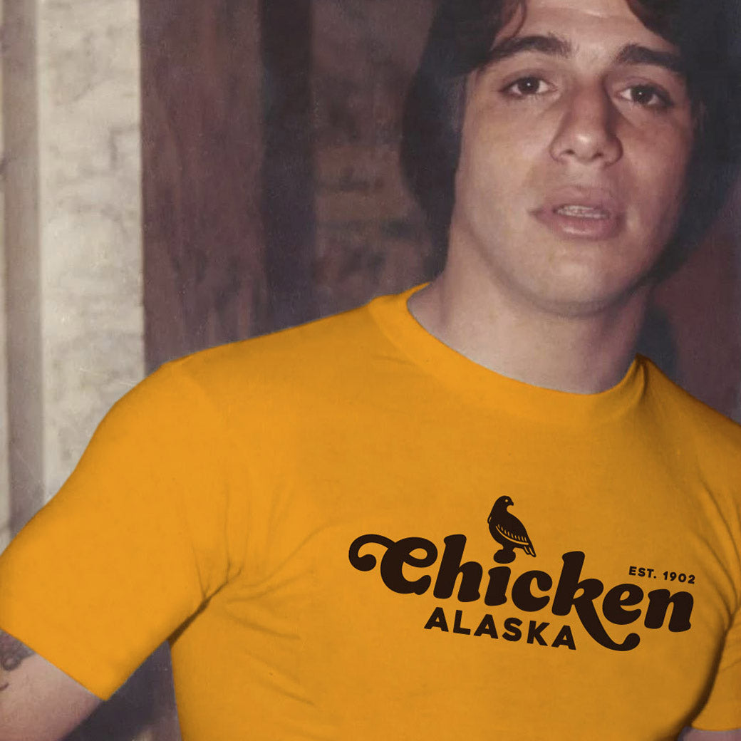 Chicken Alaska Tee - Mustard